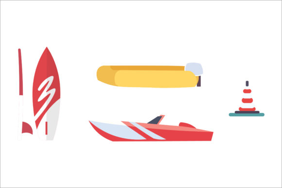 Boats Set Illustrations Transportations: Hands-On Review