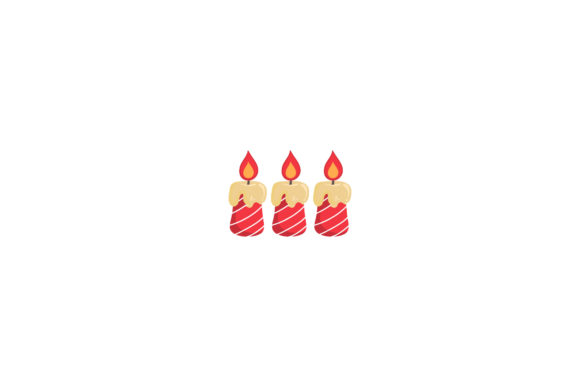 Christmas Candle Illustrations: Graphics for Branding & Packaging