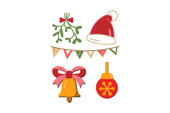 Christmas Cute Illustrations Set: Graphics & Illustrations Review