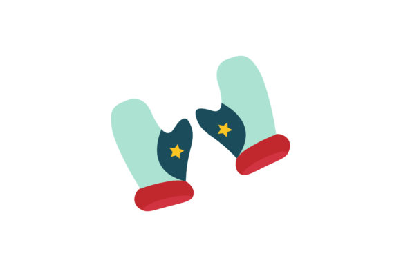 Christmas Gloves Vector Illustrations for Crafters