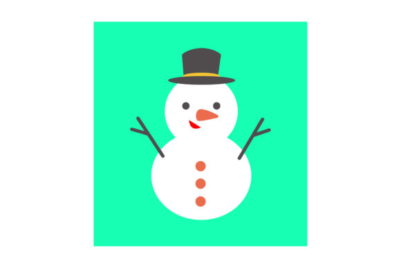 Christmas Snowman Illustrations: Graphics Review for Designers