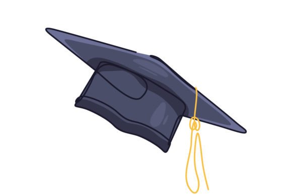 Graduation Hat Illustrations: Graphics for Sellers