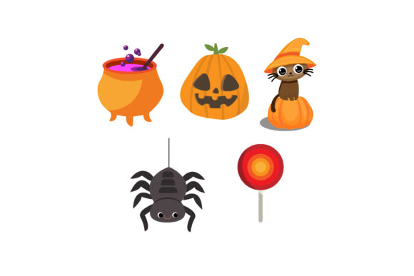 Halloween Creepy Illustrations Set: Graphics Review