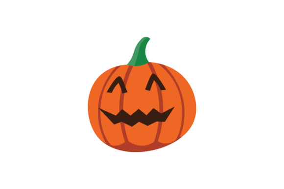 Halloween Pumpkin Smile Graphics & Illustrations