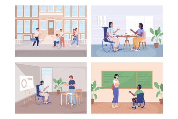 Inclusion of Disabled Illustrations Reviewed for Real Projects