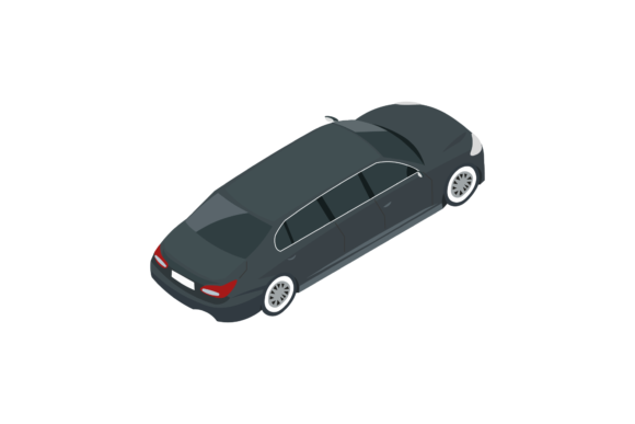 Limousine Illustrations Transportation: Graphics for Local Branding