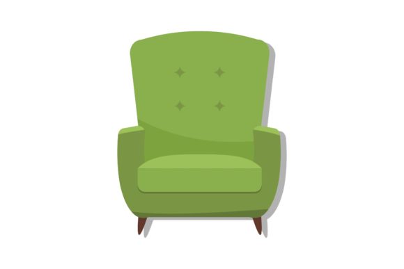 Living Room Sofa Illustrations Vector Graphics