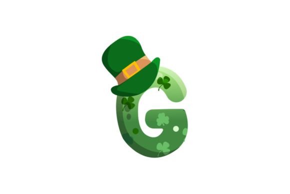 St Patrick Icon Alphabet G Illustrations for Graphics & Publishing