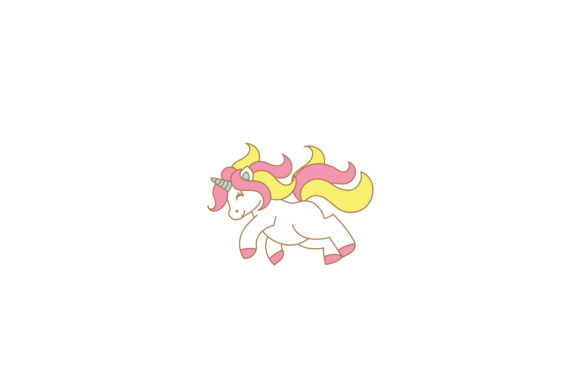 Unicorn Cute Kawaii Illustrations Vector Graphics