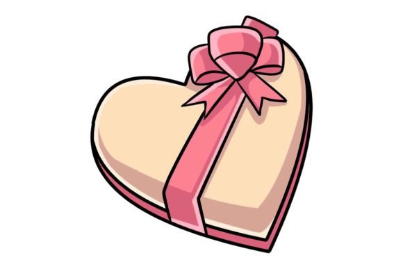 Valentine Heart Gift Art Illustrations for Local Branding & Graphics